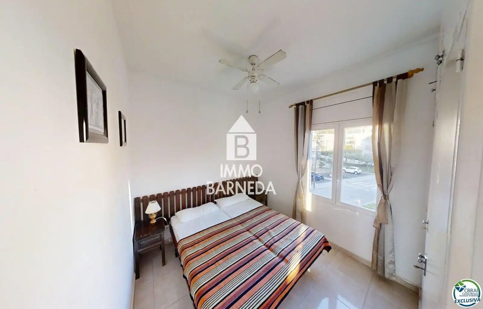 Bedroom of Flat for sale in Roses  with Heating, Terrace and Swimming Pool