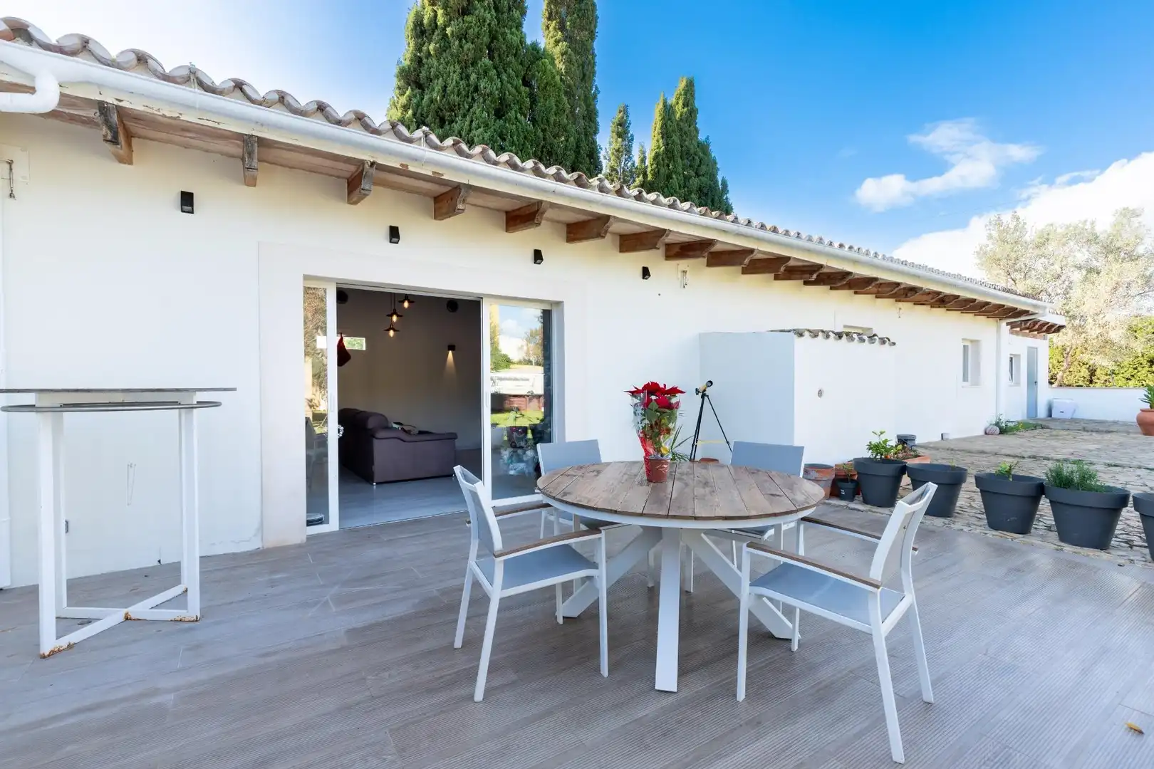Terrassa de Casa o xalet en venda en  Palma de Mallorca amb Aire condicionat, Jardí privat i Parquet