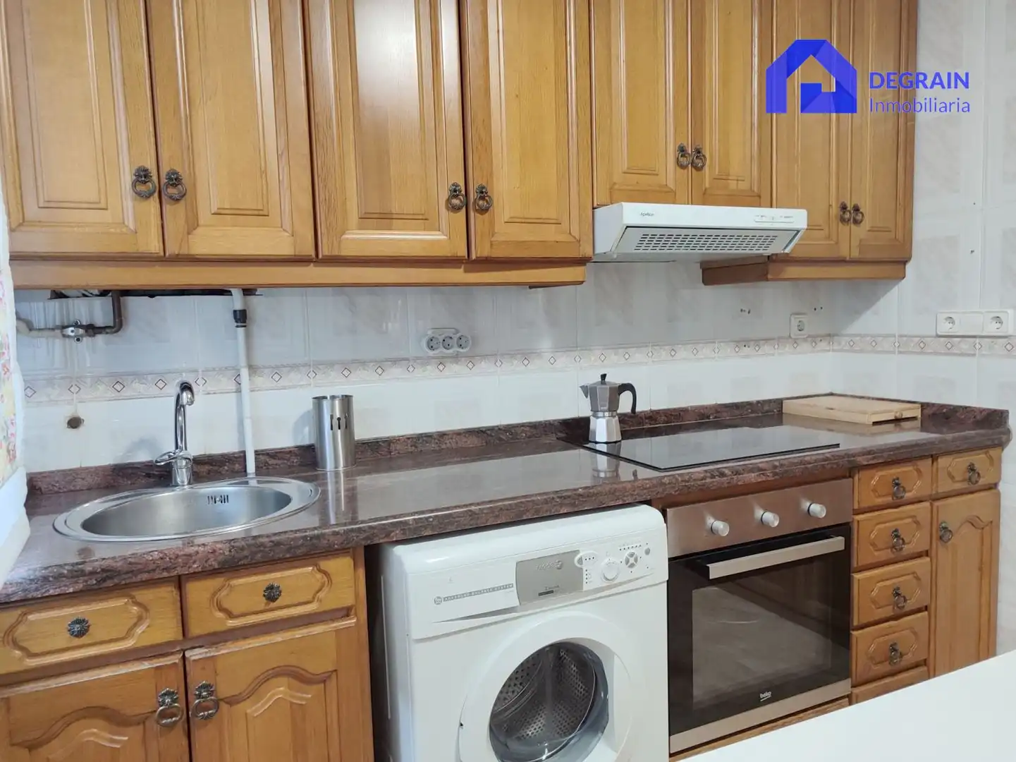 Kitchen of Flat for rent in Oviedo   with Heating and Furnished