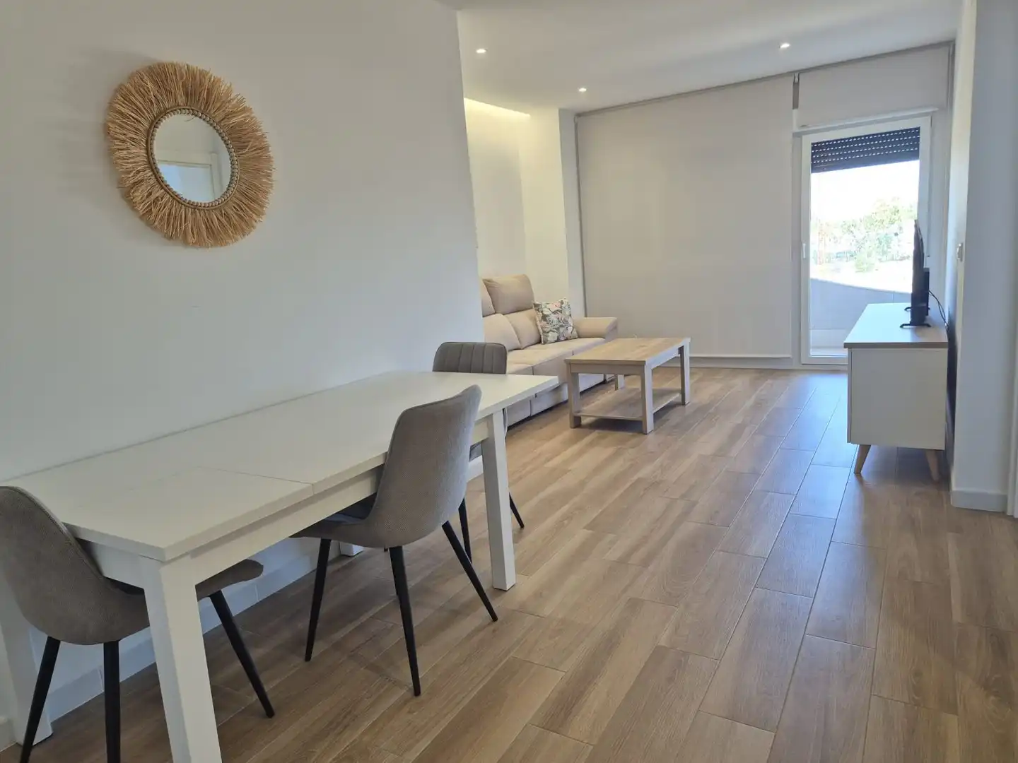Sala d'estar de Apartament de lloguer en Badajoz amb Aire condicionat, Calefacció i Terrassa