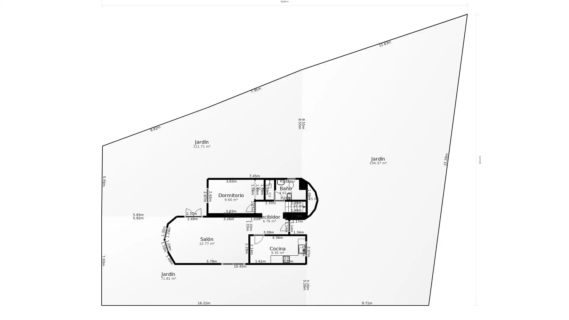 Houses for sale in Oliva  with Air Conditioner, Heating and Private garden