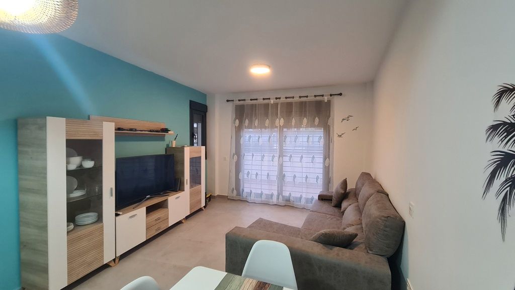 Living room of Apartment to rent in Garrucha  with Air Conditioner, Heating and Terrace