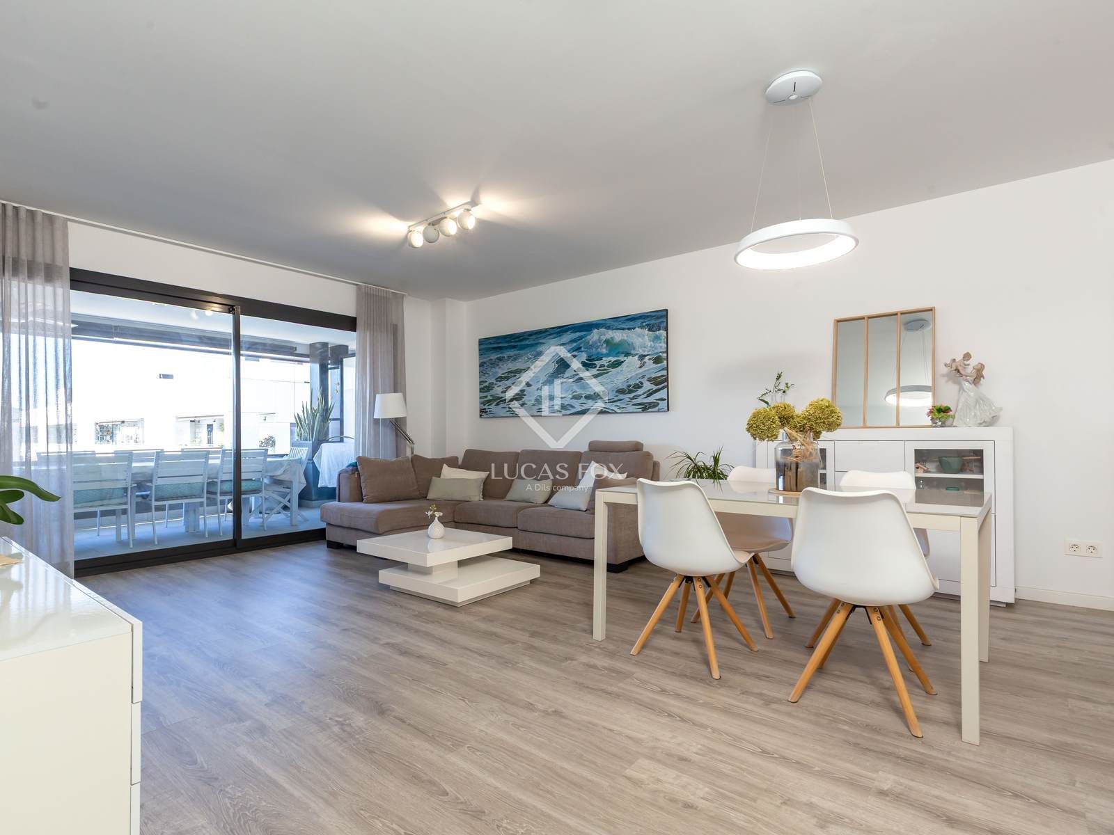 Living room of Flat for sale in Sant Just Desvern  with Air Conditioner, Heating and Private garden