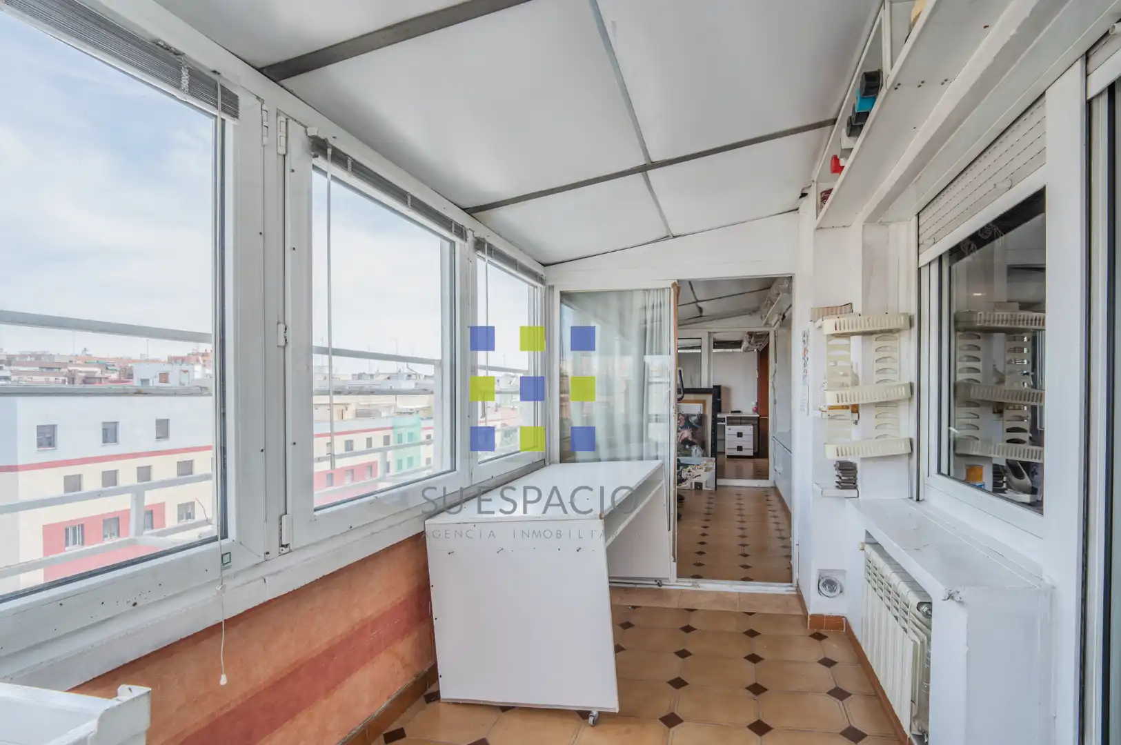 Terrasse von Dachboden zum Verkauf in Madrid mit Klimaanlage, Heizung und Parkett