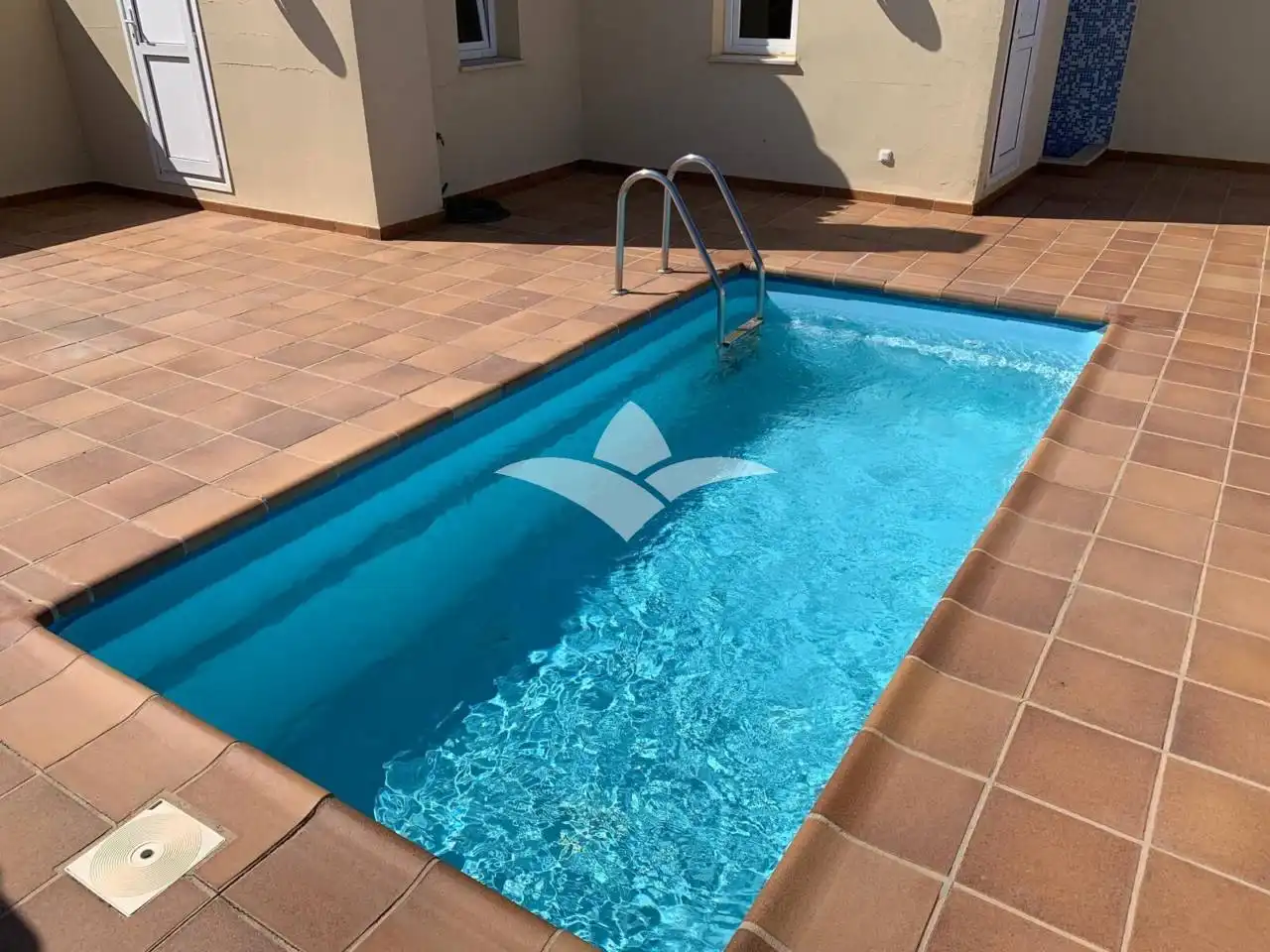 Swimming pool of Attic for sale in Oliva  with Air Conditioner, Parquet flooring and Terrace
