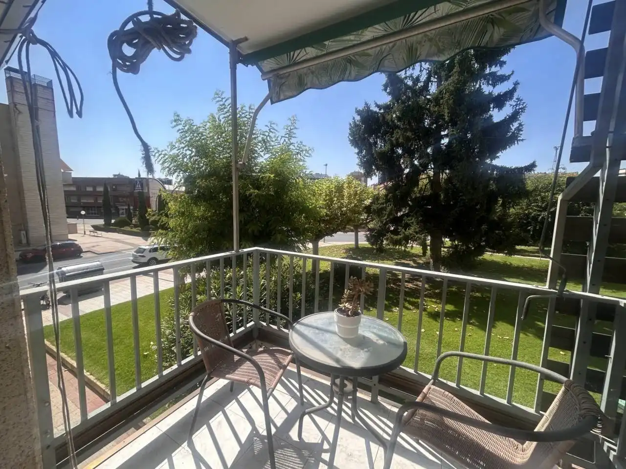 Balcony of Flat for sale in  Logroño  with Heating, Terrace and Furnished
