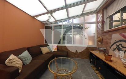 Living room of Single-family semi-detached for sale in  Madrid Capital  with Air Conditioner