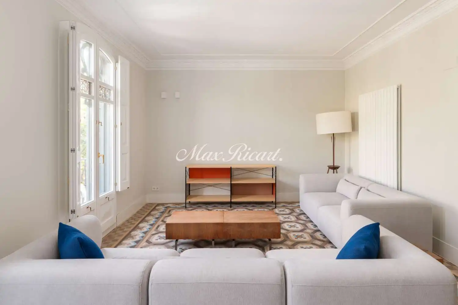 Living room of Flat for rent in Barcelona  with Air Conditioner, Heating and Storage room