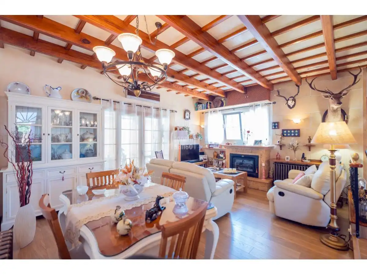Living room of Houses for sale in Sant Lluís  with Heating, Terrace and Swimming Pool