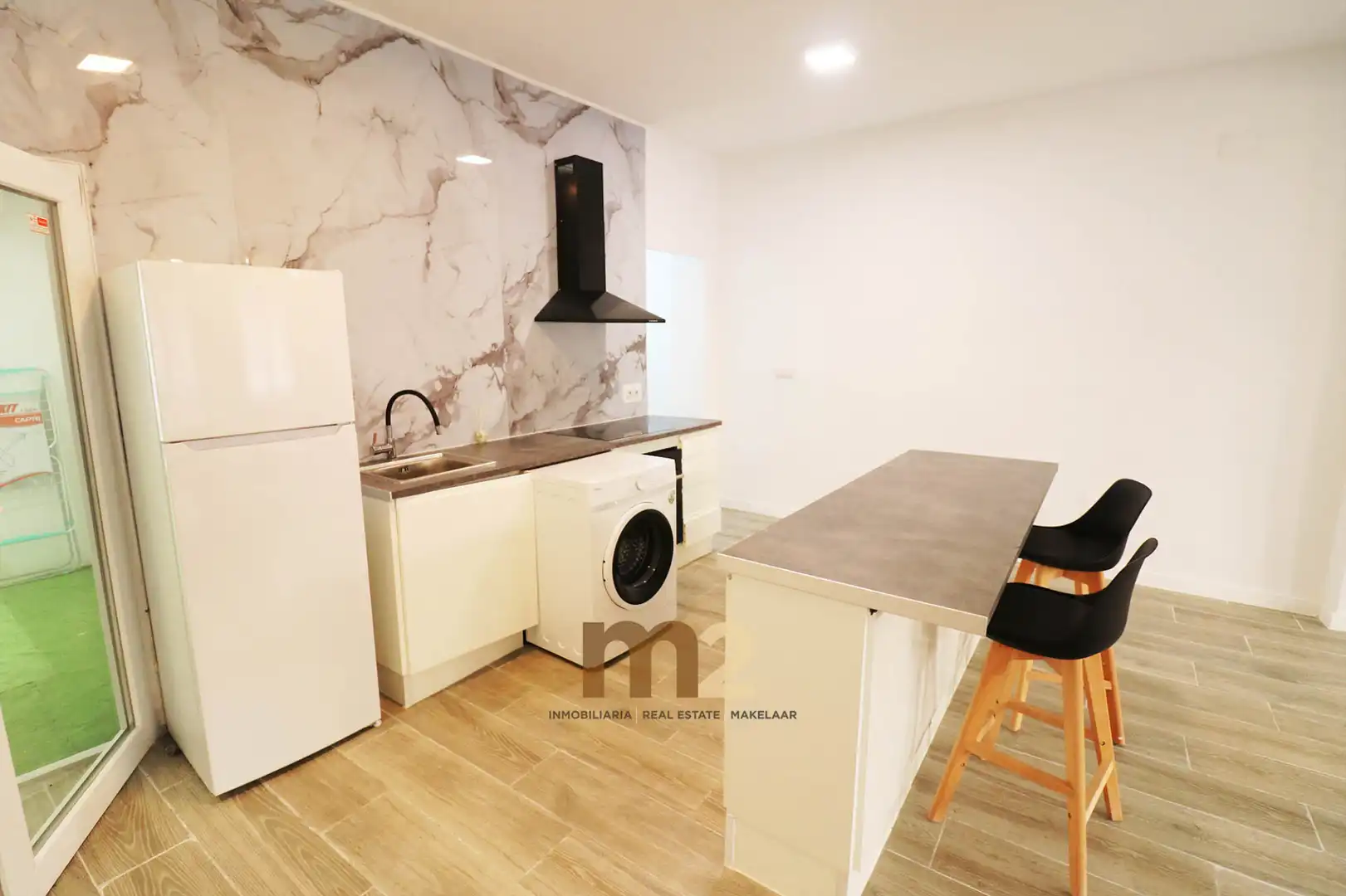 Cocina de Apartamento en venta en Guardamar del Segura con Aire acondicionado, Amueblado y Horno