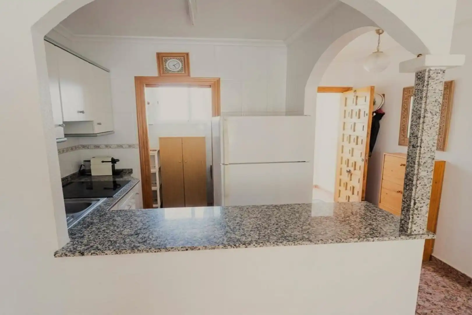 Cocina de Apartamento en venta en Torrevieja con Aire acondicionado, Calefacción y Amueblado