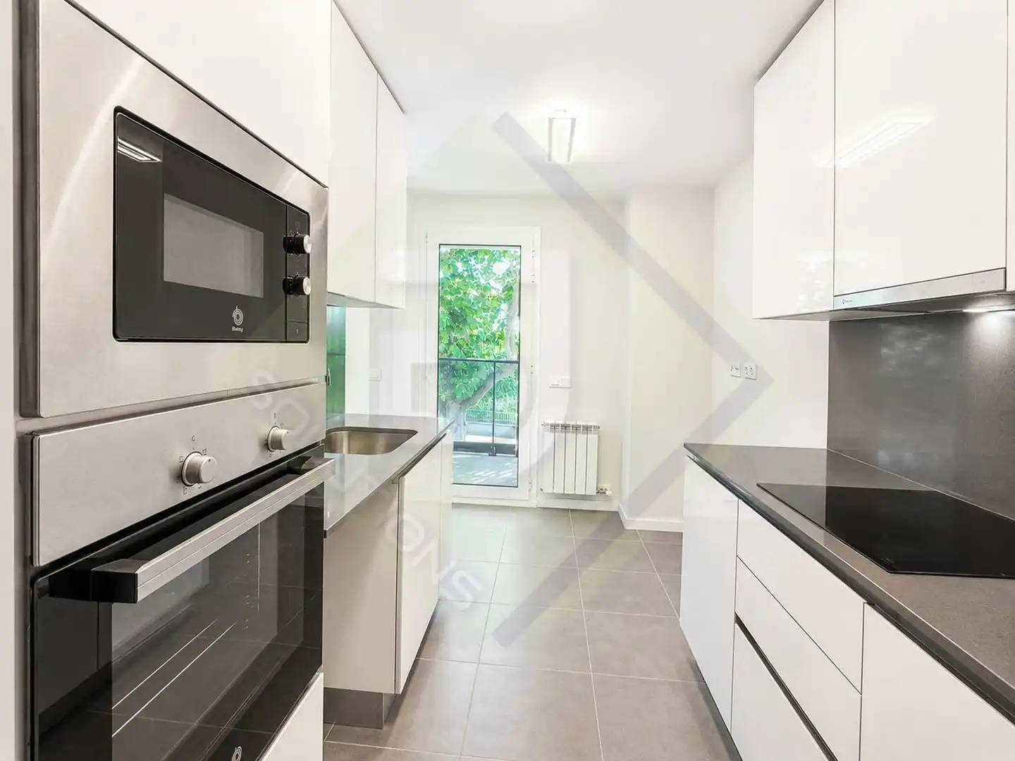 Cocina de Piso de alquiler en Mataró con Aire acondicionado, Calefacción y Parquet
