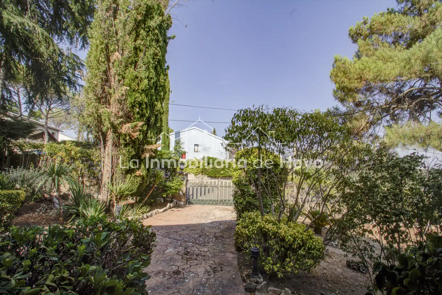 Jardí de Casa o xalet en venda en Hoyo de Manzanares amb Calefacció, Jardí privat i Terrassa