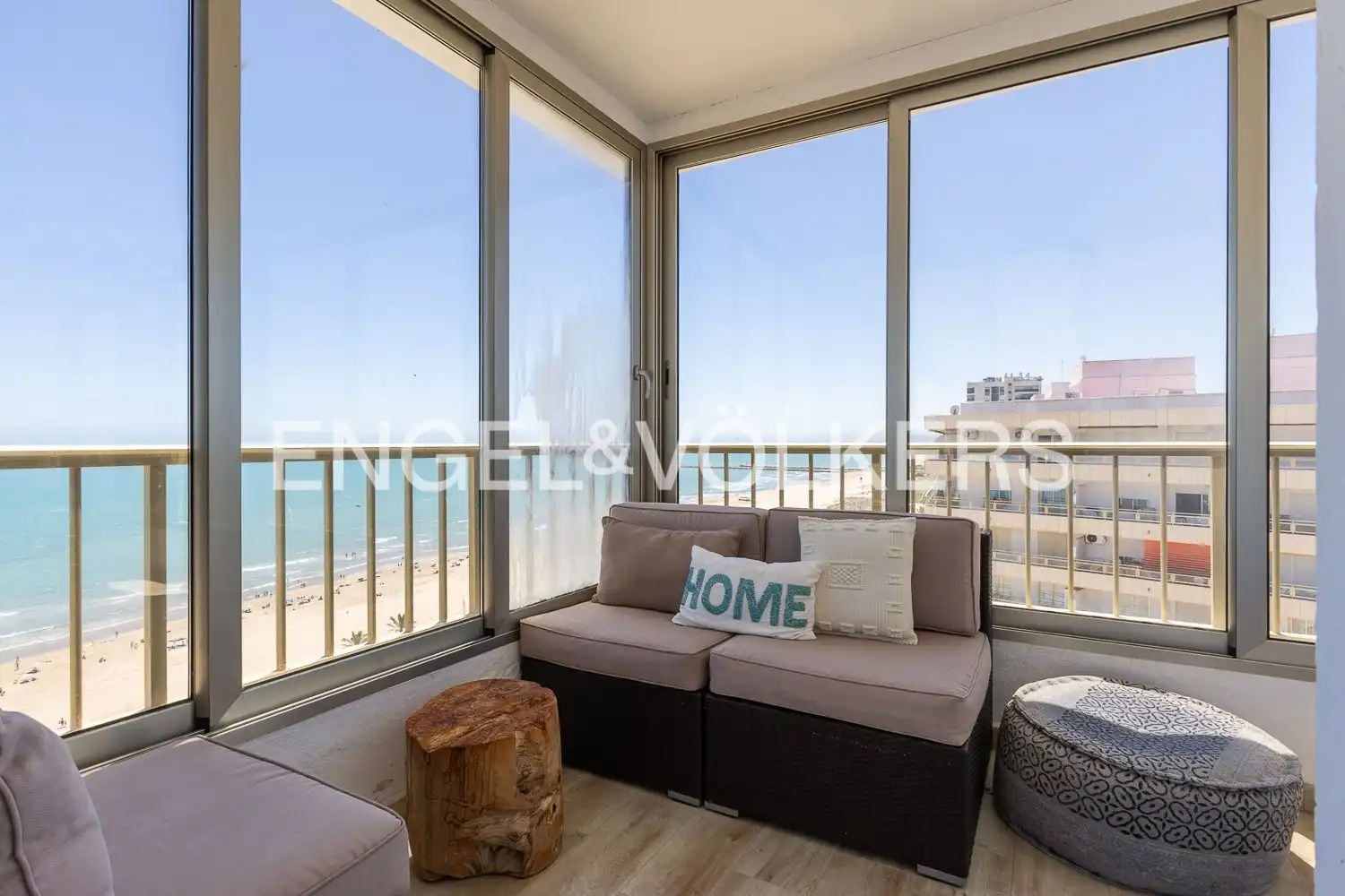 Balcony of Flat for rent in Cullera  with Heating, Terrace and Swimming Pool