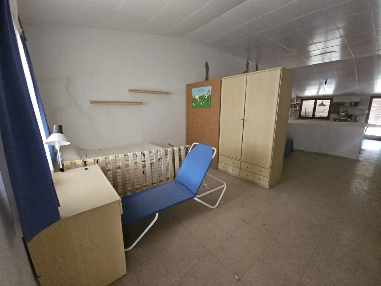 Schlafzimmer von Einfamilien-Reihenhaus zum Verkauf in La Granja d'Escarp mit Klimaanlage, Heizung und Terrasse