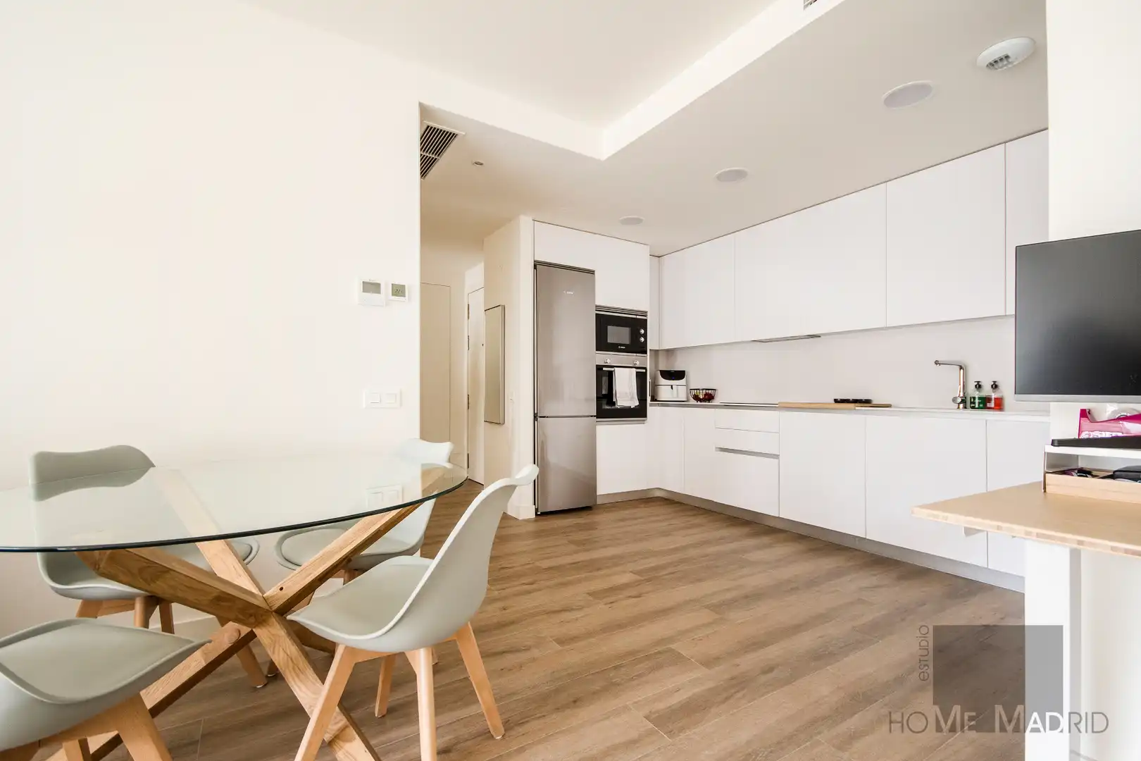 Kitchen of Flat for sale in Madrid  with Air Conditioner, Heating and Parquet flooring