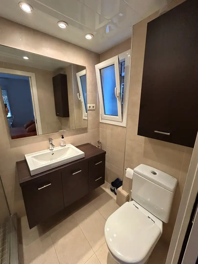 Badezimmer von Wohnung zur Miete in Sant Vicenç de Montalt mit Heizung, Möbliert und Ofen