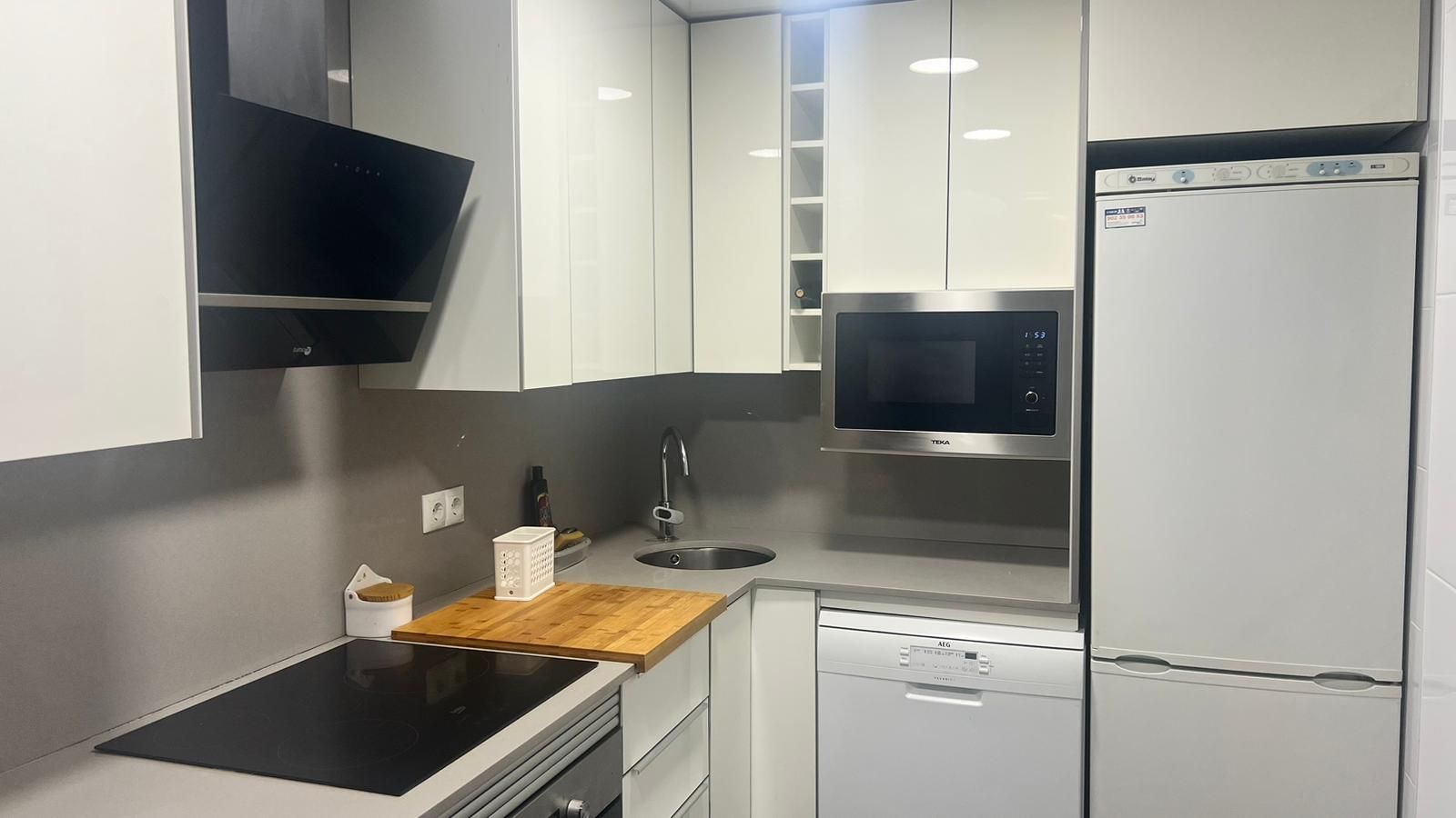 Cocina de Apartamento en venta en Badalona con Aire acondicionado, Calefacción y Balcón