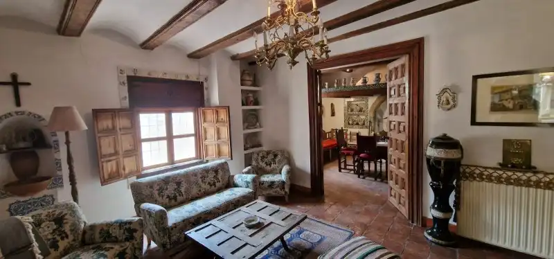 Living room of Country homes for sale in Rubielos de Mora  with Air Conditioner, Heating and Terrace
