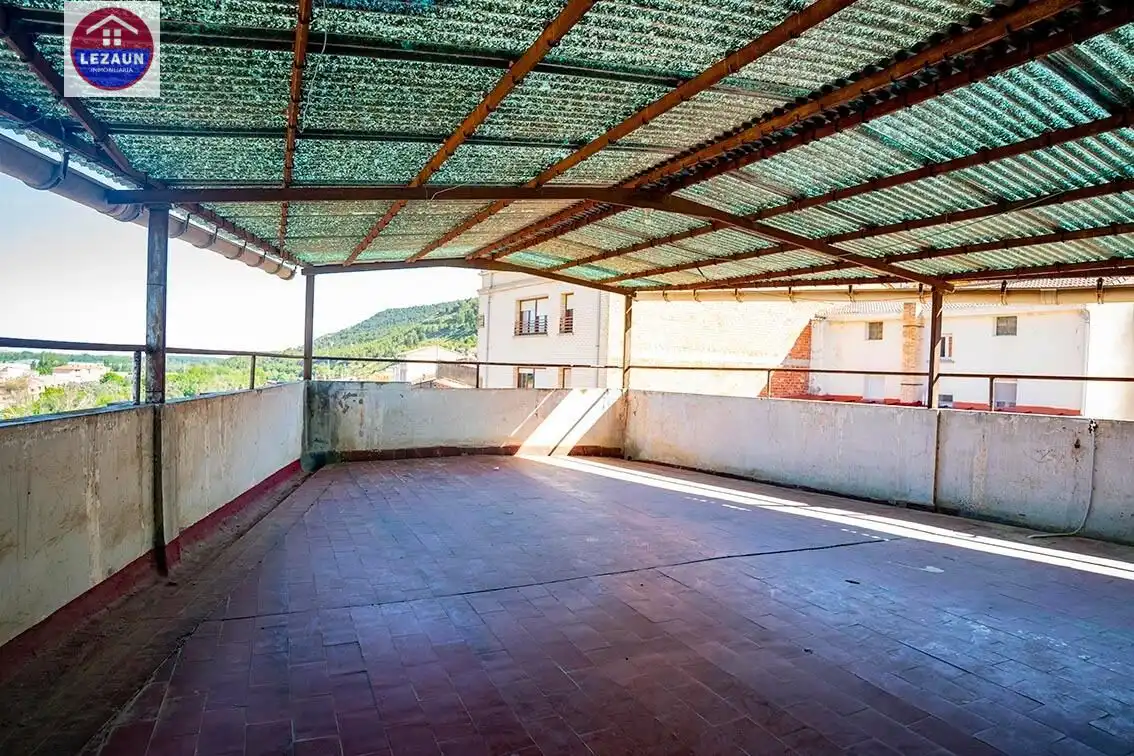 Terrace of Flat for sale in Funes  with Parquet flooring, Terrace and Storage room