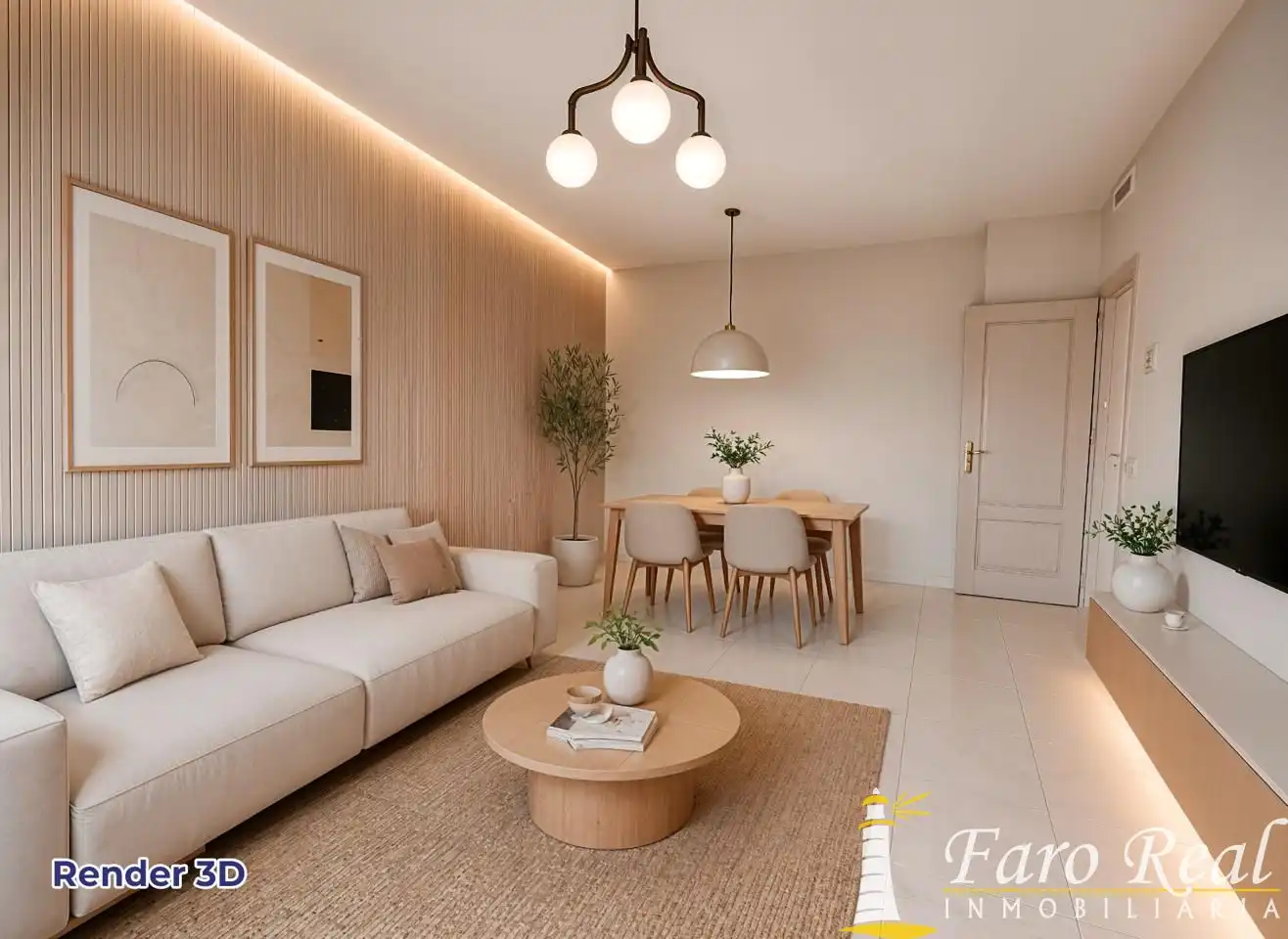 Sala d'estar de Pis en venda en Sanlúcar de Barrameda amb Aire condicionat