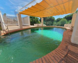 Swimming pool of House or chalet for sale in Mijas  with Air Conditioner, Terrace and Swimming Pool