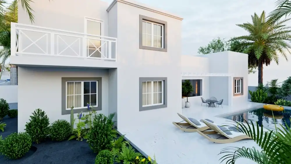 Vista exterior de Casa o chalet en venta en Yaiza con Terraza y Balcón