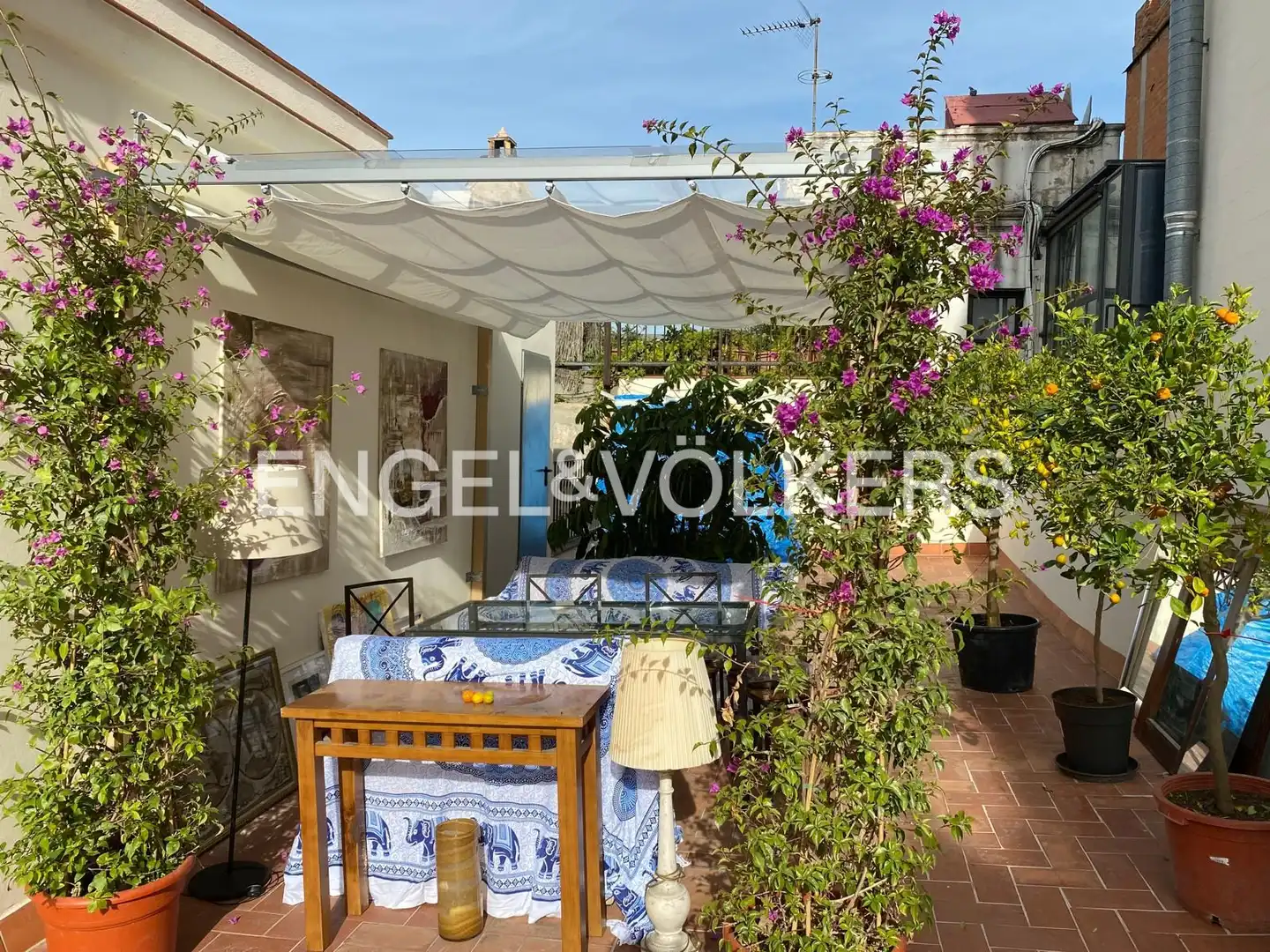 Terraza de Piso en venta en Barcelona con Aire acondicionado, Calefacción y Amueblado