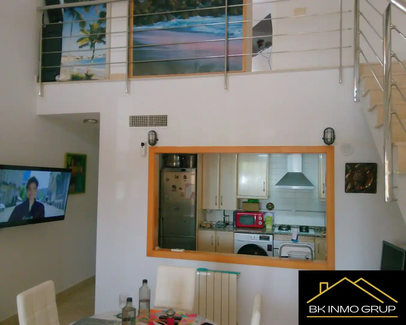 Cocina de Casa adosada en venta en Peñíscola / Peníscola con Aire acondicionado, Jardín privado y Amueblado