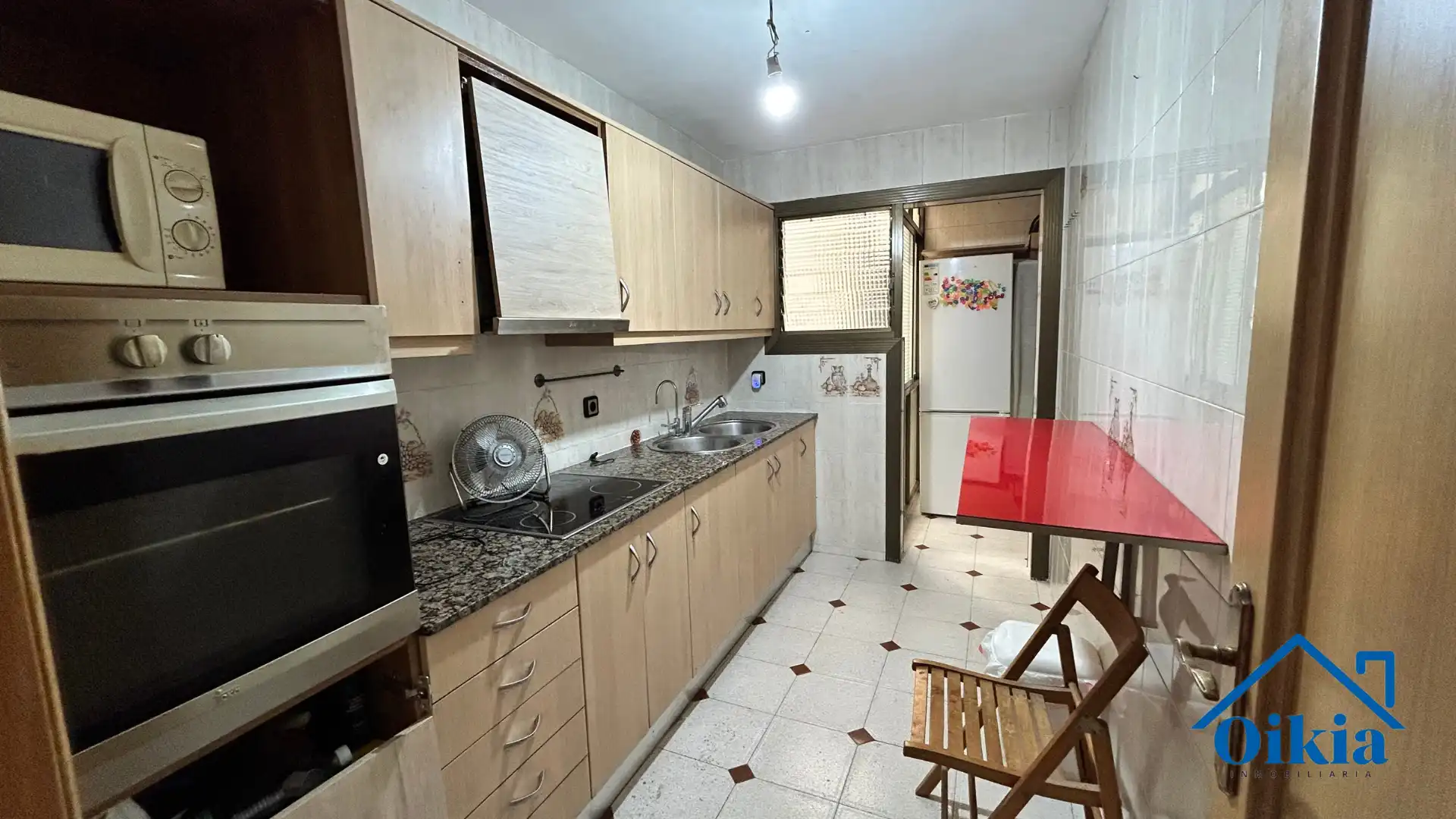 Cocina de Piso en venta en Sant Feliu de Llobregat con Aire acondicionado, Parquet y Amueblado