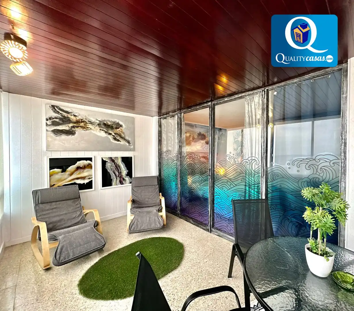 Sala d'estar de Apartament en venda en Alicante / Alacant amb Terrassa