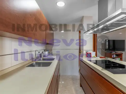 Kitchen of Houses for sale in Roquetas de Mar  with Air Conditioner, Heating and Private garden