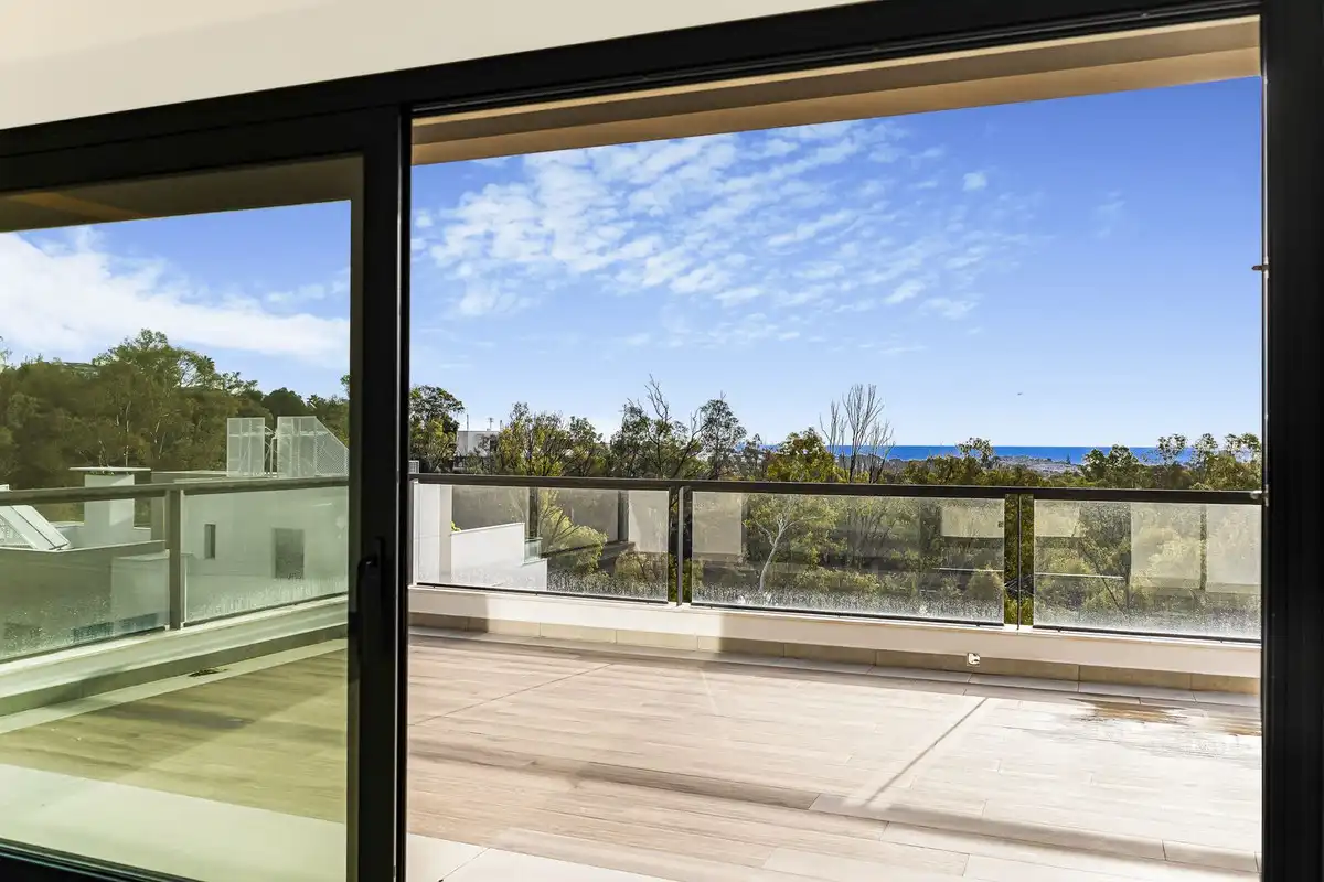 Terraza de Dúplex de alquiler en Marbella con Aire acondicionado, Terraza y Se aceptan mascotas