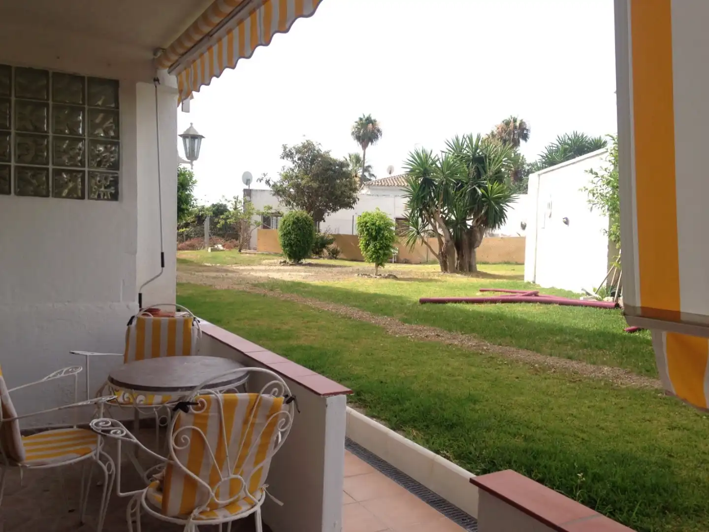 Garden of Flat for rent in Solymar