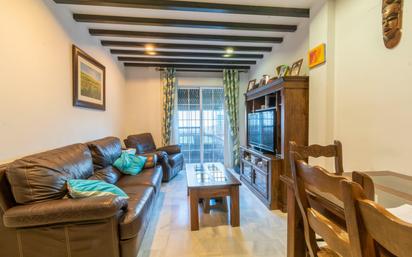 Living room of Single-family semi-detached for sale in Chiclana de la Frontera  with Air Conditioner and Parquet flooring