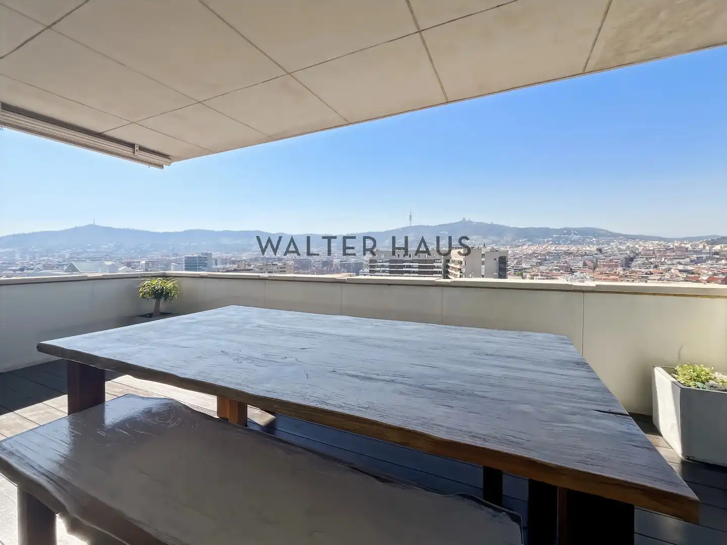 Terrasse von Wohnung zur Miete in Barcelona mit Klimaanlage, Heizung und Möbliert