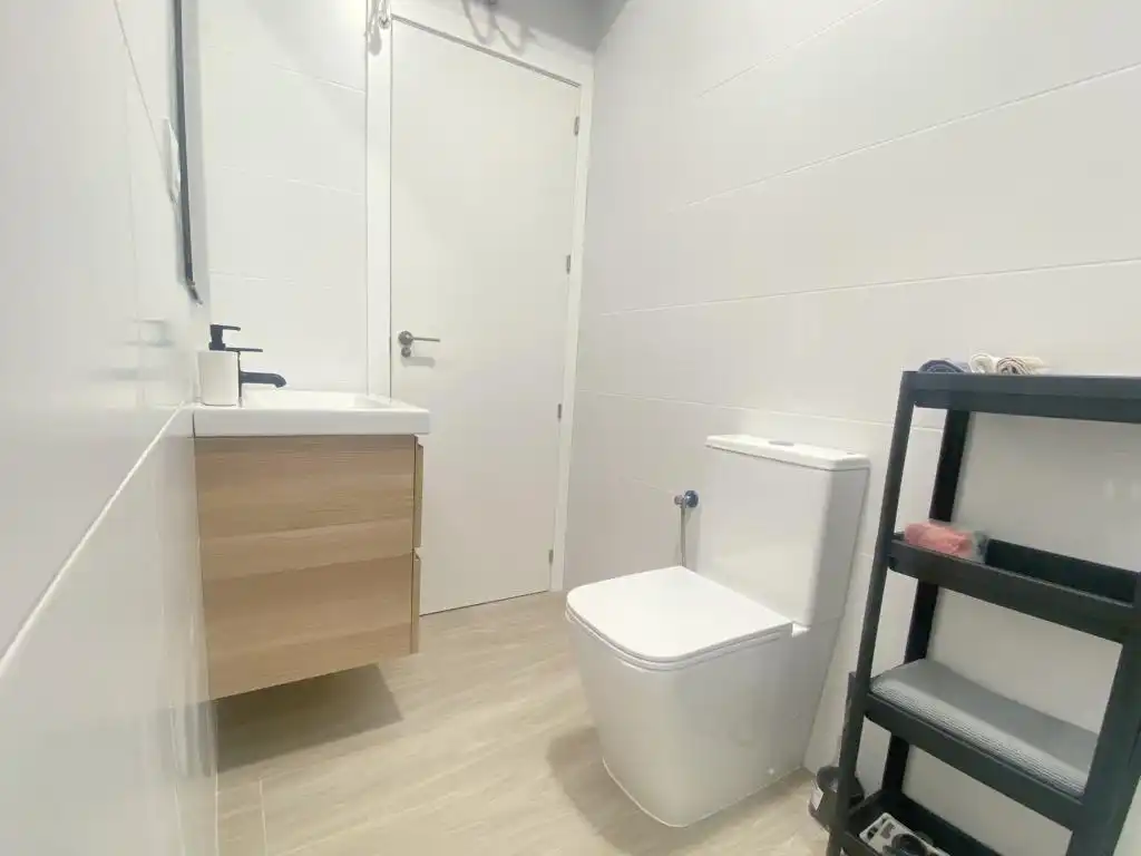 Bathroom of Flat for sale in Murcia  with Air Conditioner, Private garden and Furnished