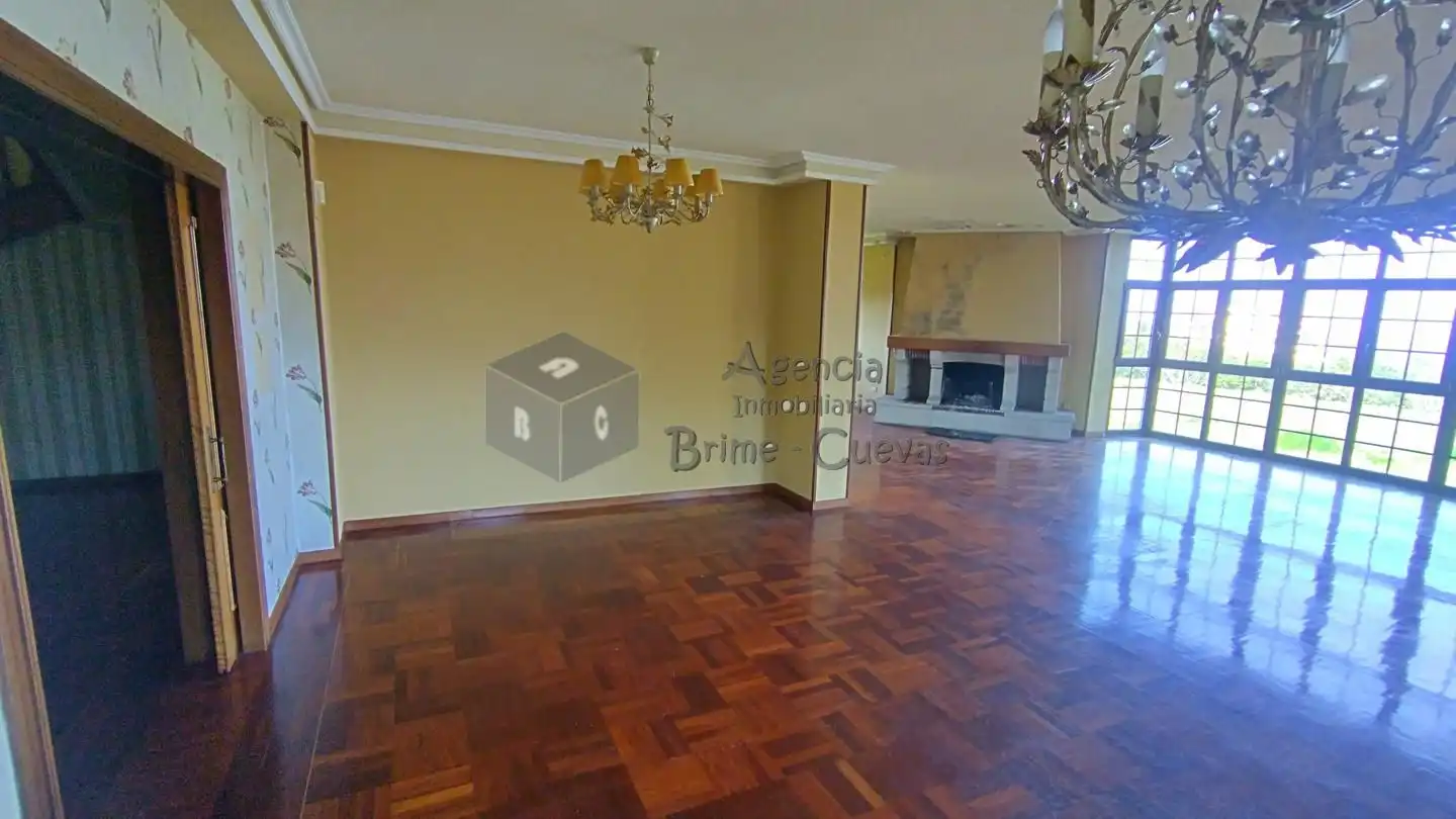 Living room of Houses for sale in Castrillón  with Heating, Private garden and Terrace