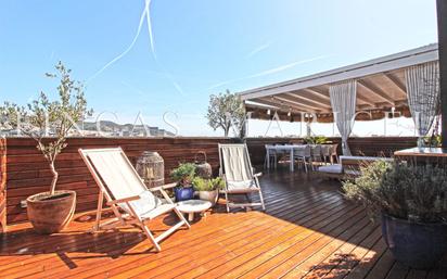 Terrace of Attic for sale in Sitges  with Air Conditioner and Swimming Pool