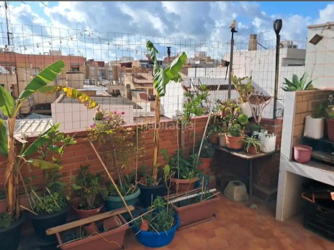 Balcony of Attic for sale in Catarroja  with Air Conditioner, Terrace and Oven
