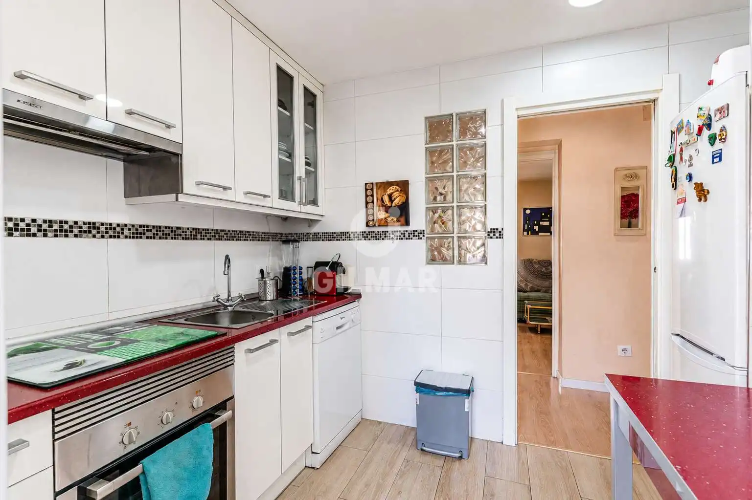 Kitchen of Flat for sale in Madrid  with Heating and Private garden