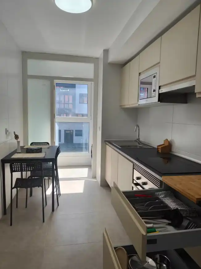 Kitchen of Flat for rent in Urduliz  with Heating, Terrace and Storage room