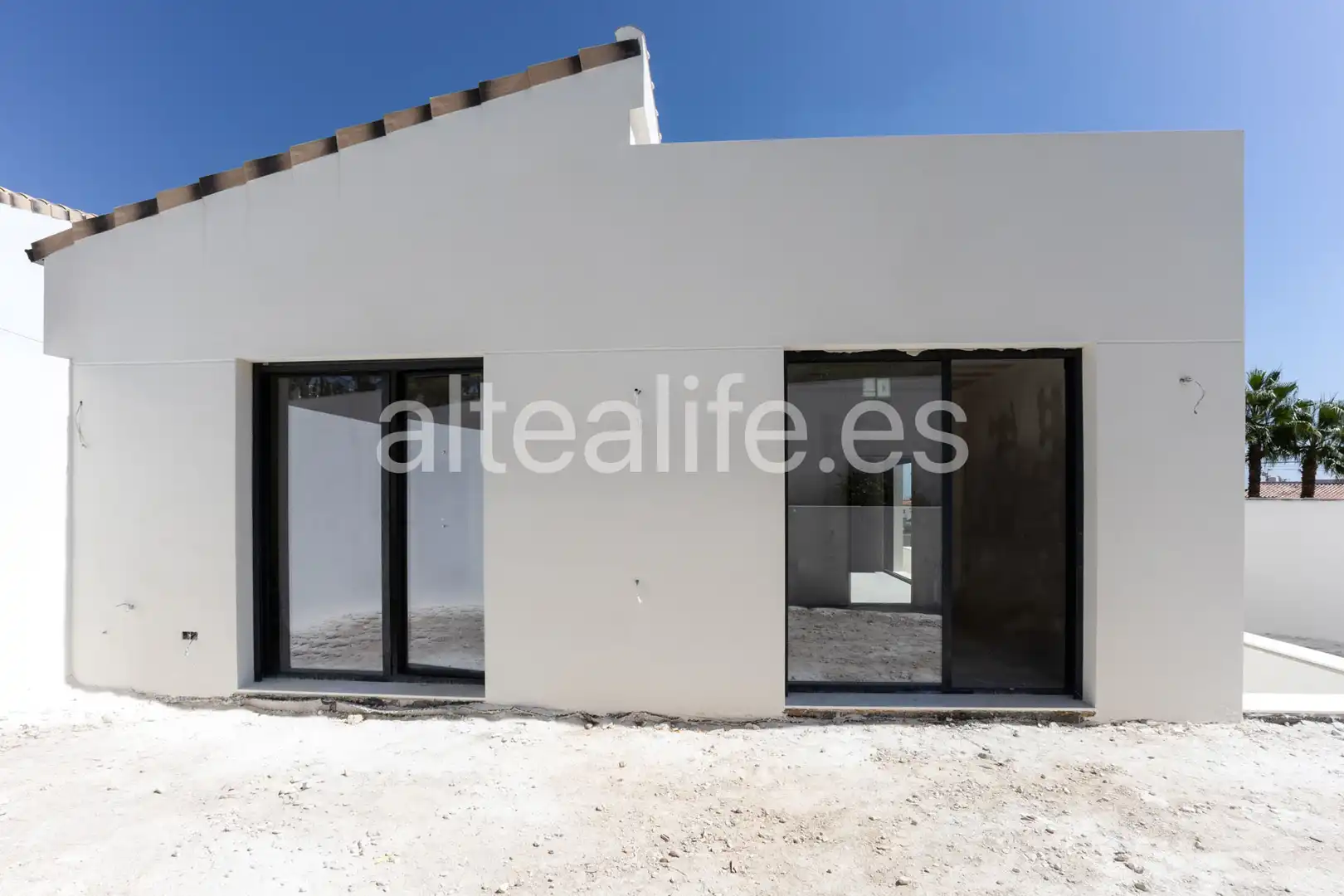Vista exterior de Casa o chalet en venta en La Nucia con Aire acondicionado, Calefacción y Jardín privado