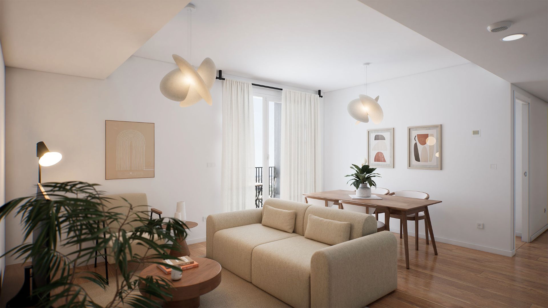 Living room of Flat to rent in  Madrid Capital  with Heating, Terrace and Storage room