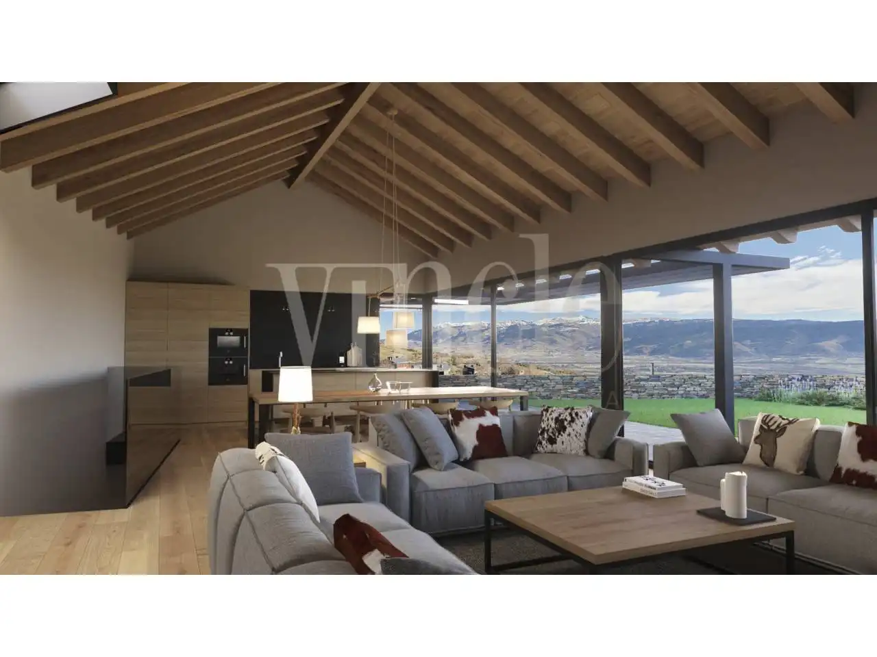 Sala de estar de Casa o chalet en venta en Ger con Calefacción, Jardín privado y Parquet