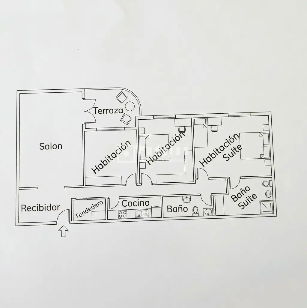 Piso en venta en Valdemoro con Aire acondicionado, Calefacción y Terraza