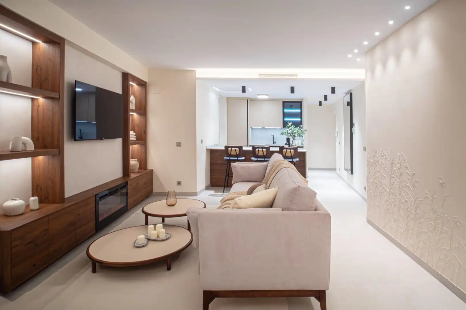 Living room of Flat for sale in Málaga  with Air Conditioner, Heating and Terrace
