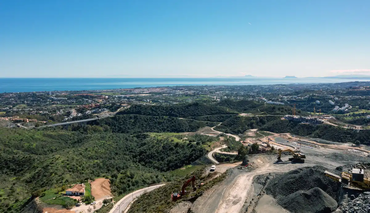 Vista exterior de Planta baja en venta en Benahavís con Aire acondicionado, Jardín privado y Terraza