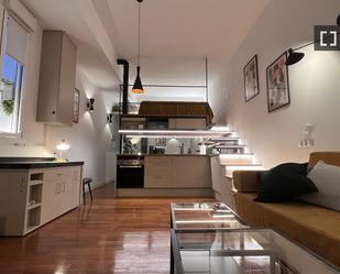 Kitchen of Flat to rent in  Madrid Capital  with Air Conditioner, Heating and Furnished