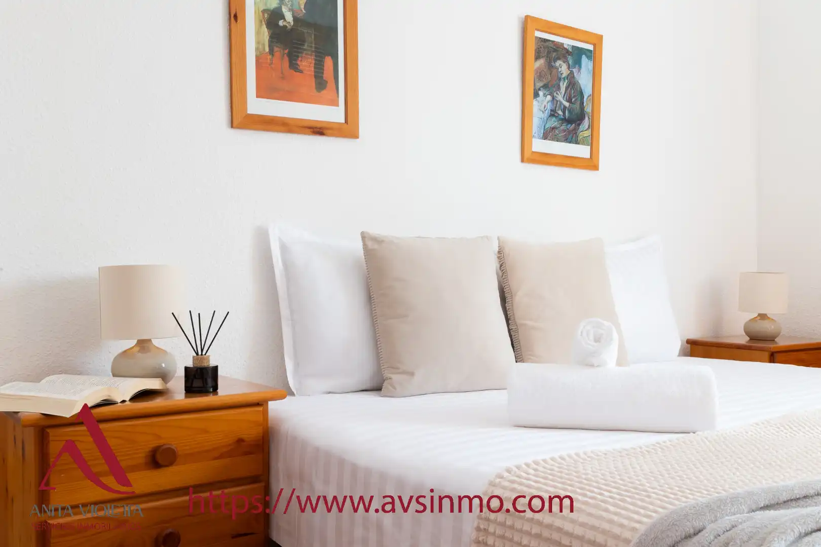 Bedroom of Detached homes for rent in Santa Pola  with Air Conditioner, Terrace and Furnished